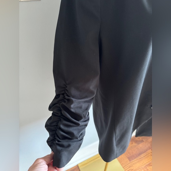 Jules & Leopold single button blazer with 3/4 ruched sleeve Size 14 - Picture 2 of 4